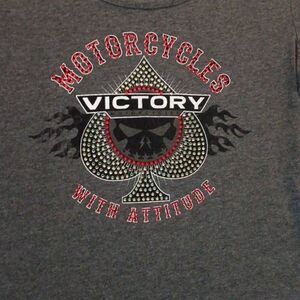 Victory Motorcycles Women's Fitted Tshirt Size Small